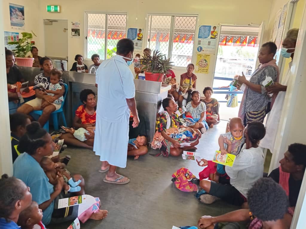 Community members gather to learn about vital health resources and information during a recent outreach program. Our team is 